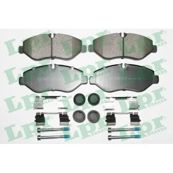 Jeu de 4 plaquettes de frein avant LPR 05P1297