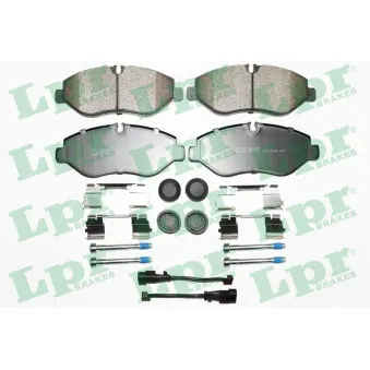 Jeu de 4 plaquettes de frein avant LPR 05P1297B