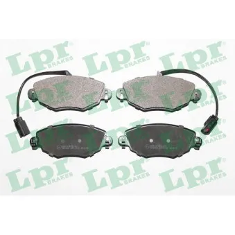 Jeu de 4 plaquettes de frein avant LPR 05P1302