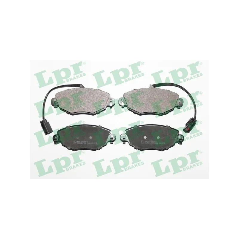 Jeu de 4 plaquettes de frein avant LPR 05P1302