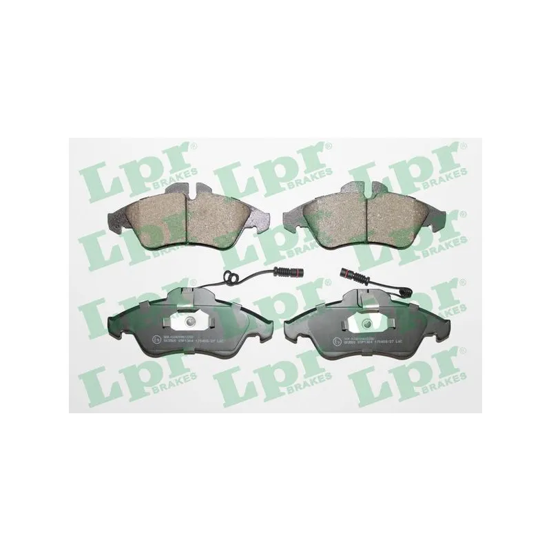 Jeu de 4 plaquettes de frein avant LPR 05P1304