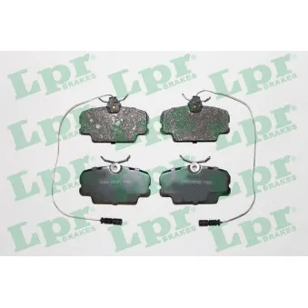 Jeu de 4 plaquettes de frein avant LPR 05P1305