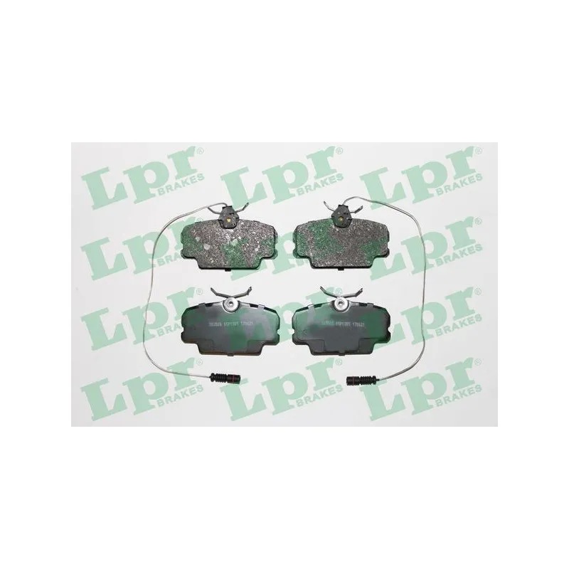Jeu de 4 plaquettes de frein avant LPR 05P1305