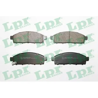 Jeu de 4 plaquettes de frein avant LPR 05P1319