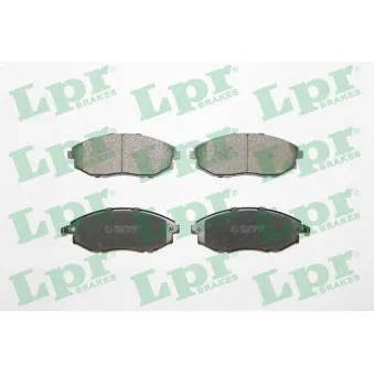 Jeu de 4 plaquettes de frein avant LPR 05P1321