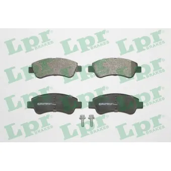 Jeu de 4 plaquettes de frein avant LPR 05P1327