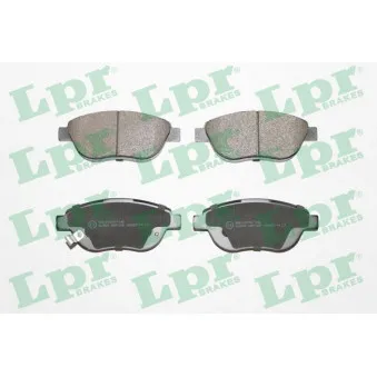 Jeu de 4 plaquettes de frein avant LPR 05P1328