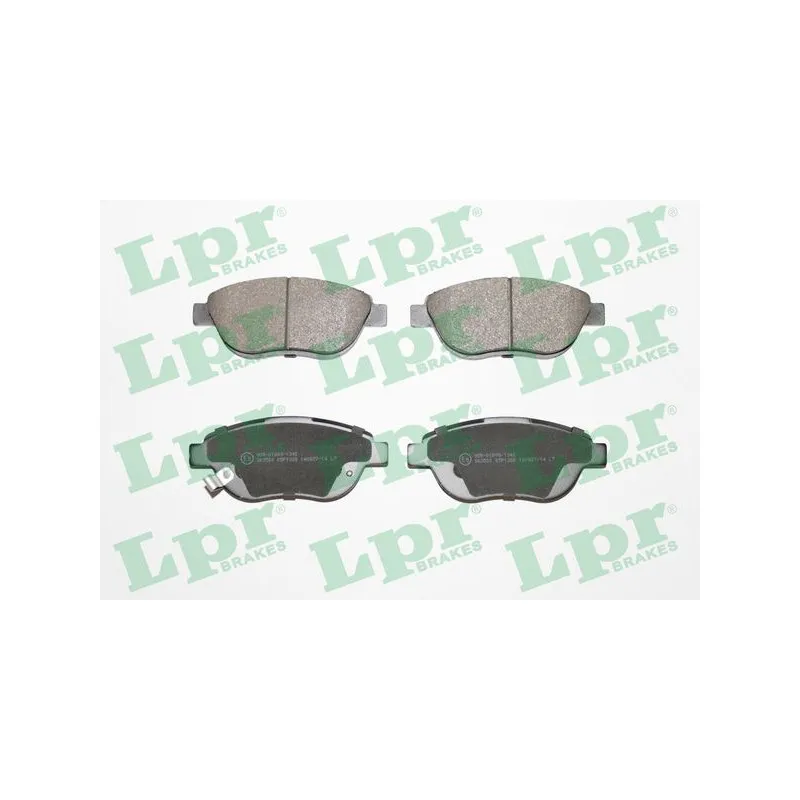 Jeu de 4 plaquettes de frein avant LPR 05P1328