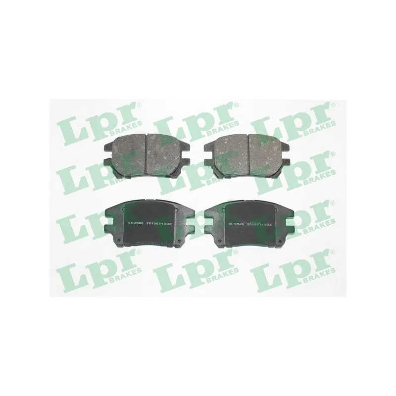 Jeu de 4 plaquettes de frein avant LPR 05P1332