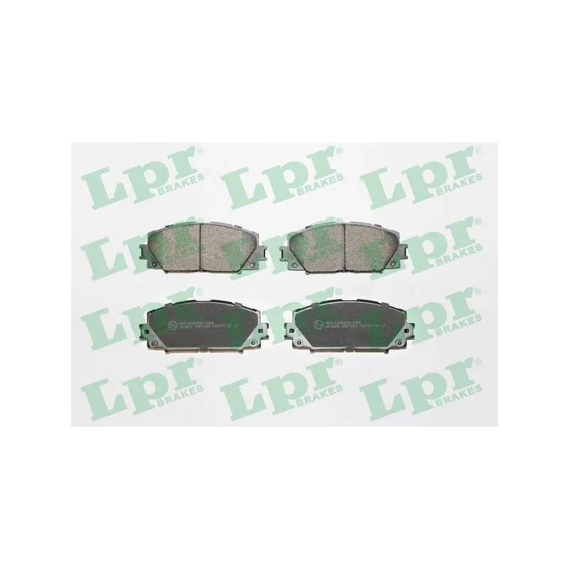 Jeu de 4 plaquettes de frein avant LPR 05P1333
