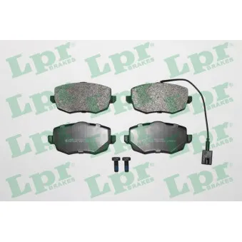 Jeu de 4 plaquettes de frein avant LPR 05P1336