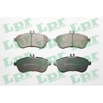 Jeu de 4 plaquettes de frein avant LPR 05P1340