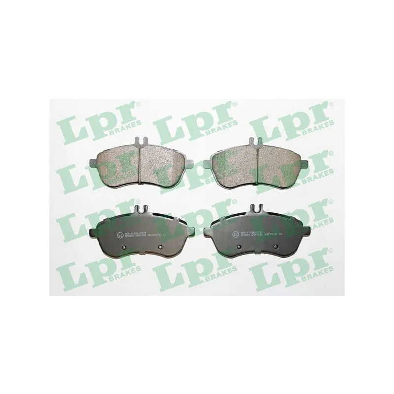 Jeu de 4 plaquettes de frein avant LPR 05P1340