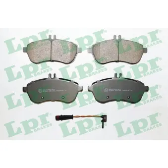 Jeu de 4 plaquettes de frein avant LPR 05P1340A
