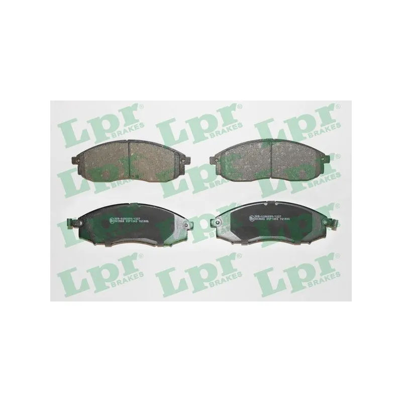 Jeu de 4 plaquettes de frein avant LPR 05P1343