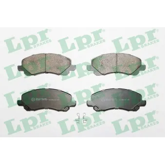 Jeu de 4 plaquettes de frein avant LPR 05P1347