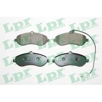 Jeu de 4 plaquettes de frein avant LPR 05P1348