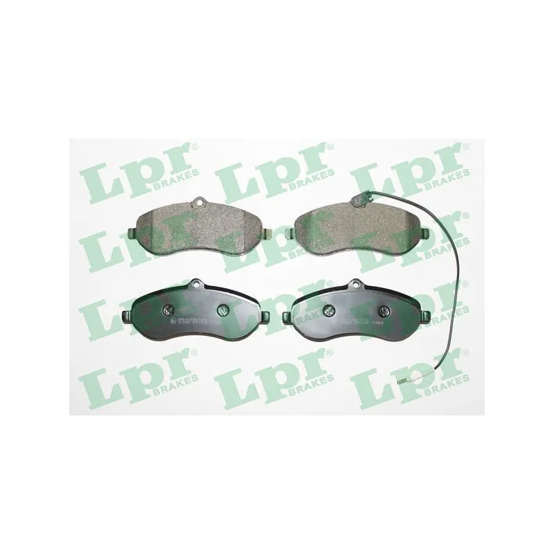 Jeu de 4 plaquettes de frein avant LPR 05P1348