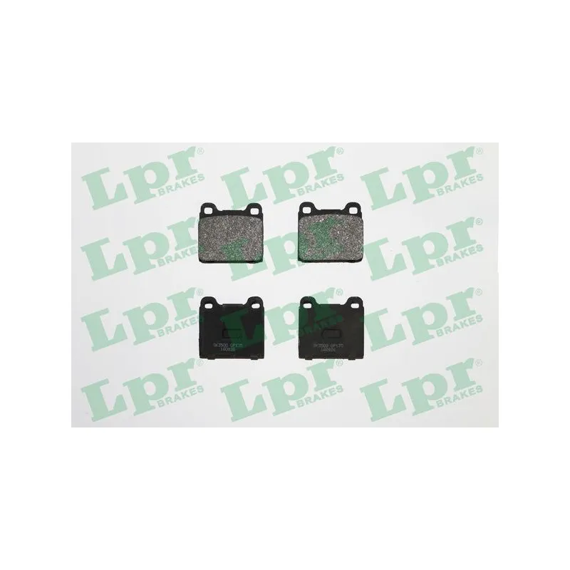Jeu de 4 plaquettes de frein avant LPR 05P135