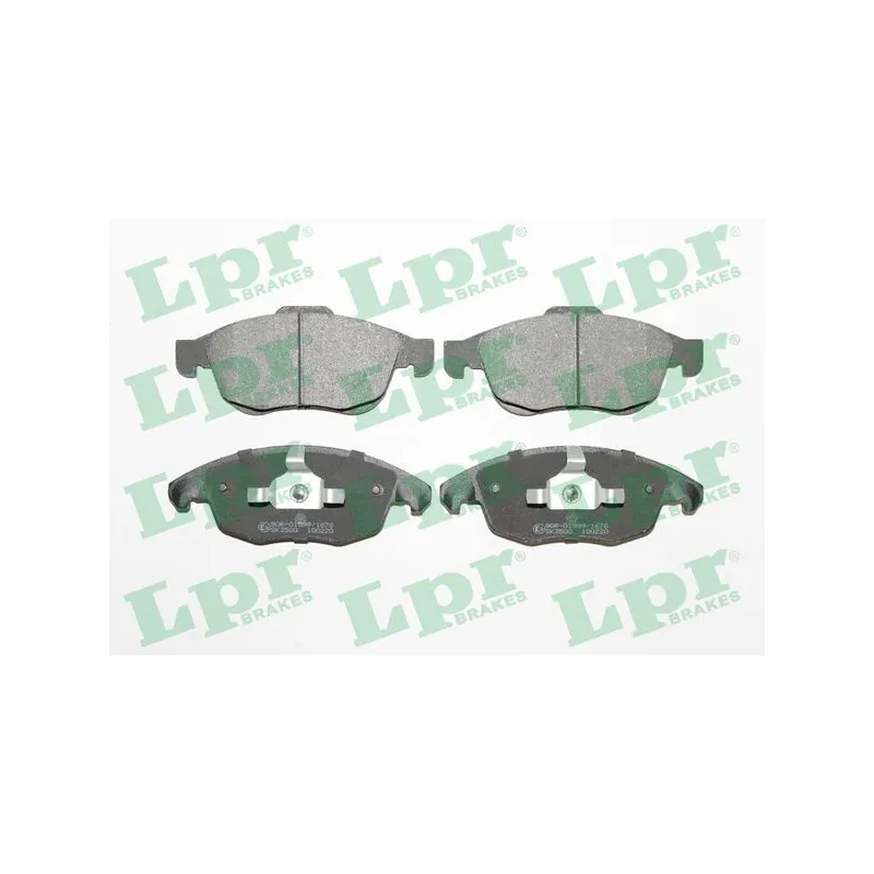 Jeu de 4 plaquettes de frein avant LPR 05P1351