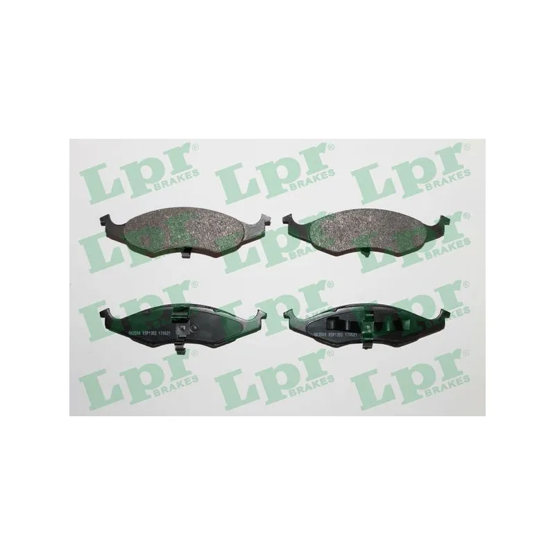Jeu de 4 plaquettes de frein avant LPR 05P1352