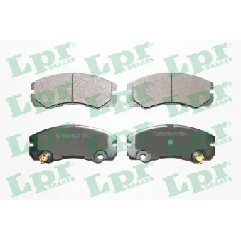 Jeu de 4 plaquettes de frein avant LPR 05P1353