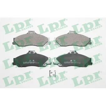 Jeu de 4 plaquettes de frein avant LPR 05P1355