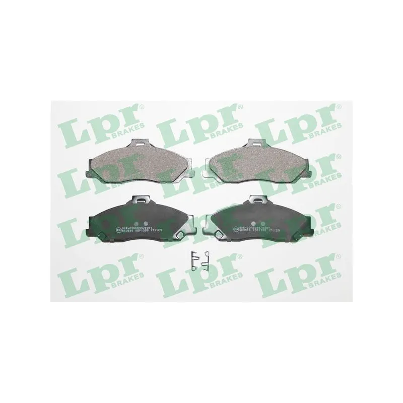 Jeu de 4 plaquettes de frein avant LPR 05P1355