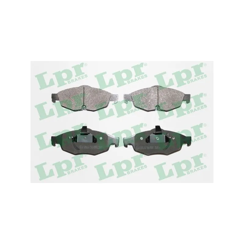 Jeu de 4 plaquettes de frein avant LPR 05P1356