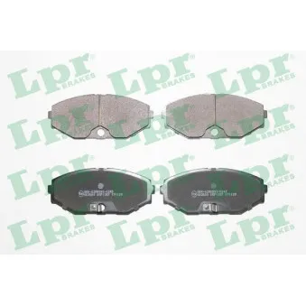Jeu de 4 plaquettes de frein avant LPR 05P1357