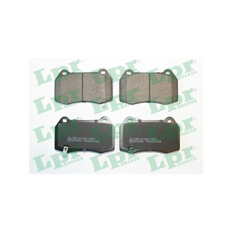 Jeu de 4 plaquettes de frein avant LPR 05P1358