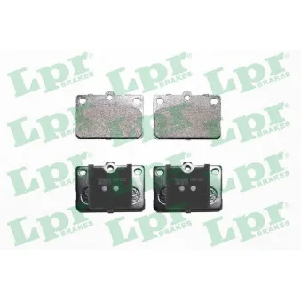Jeu de 4 plaquettes de frein avant LPR