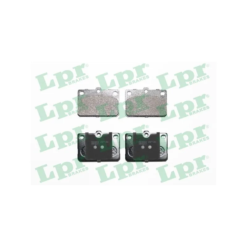Jeu de 4 plaquettes de frein avant LPR 05P136