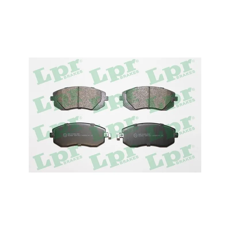 Jeu de 4 plaquettes de frein avant LPR 05P1363