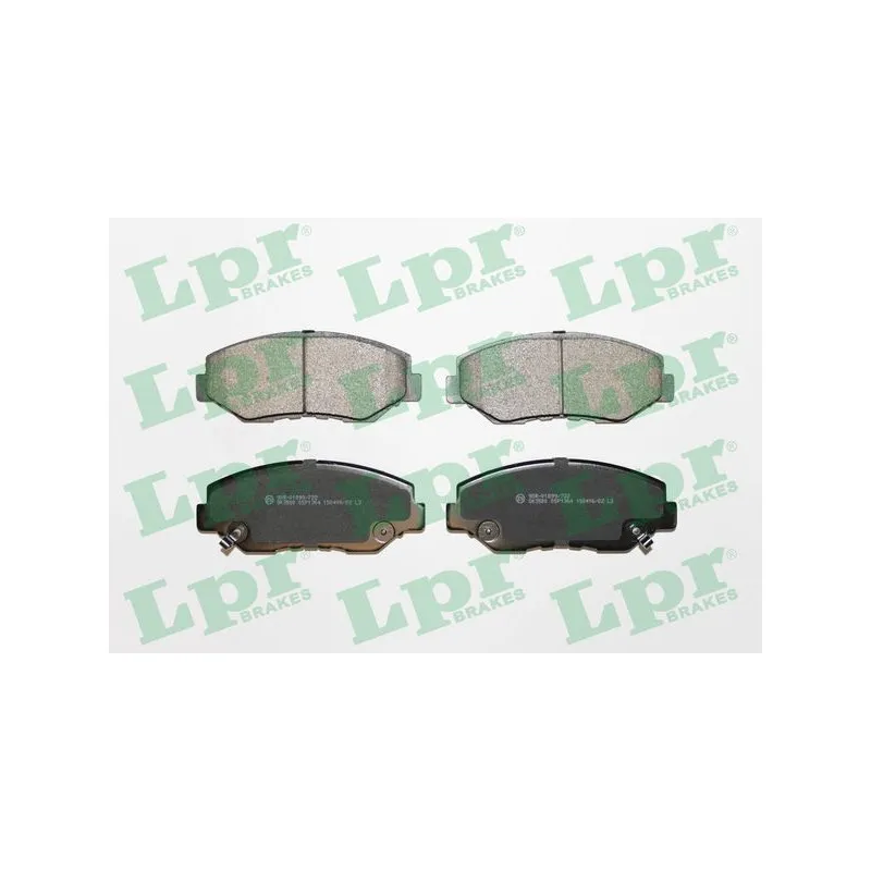 Jeu de 4 plaquettes de frein avant LPR 05P1364