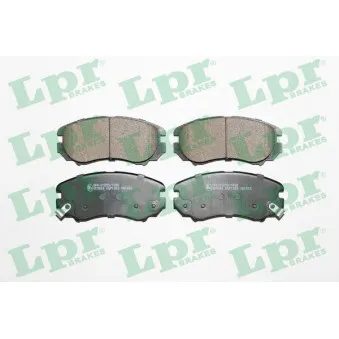 Jeu de 4 plaquettes de frein avant LPR 05P1369