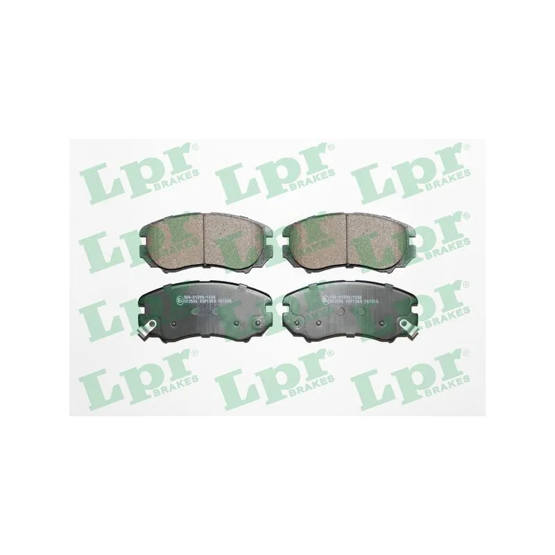 Jeu de 4 plaquettes de frein avant LPR 05P1369
