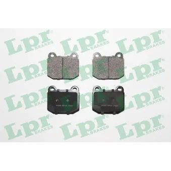 Jeu de 4 plaquettes de frein avant LPR 05P137