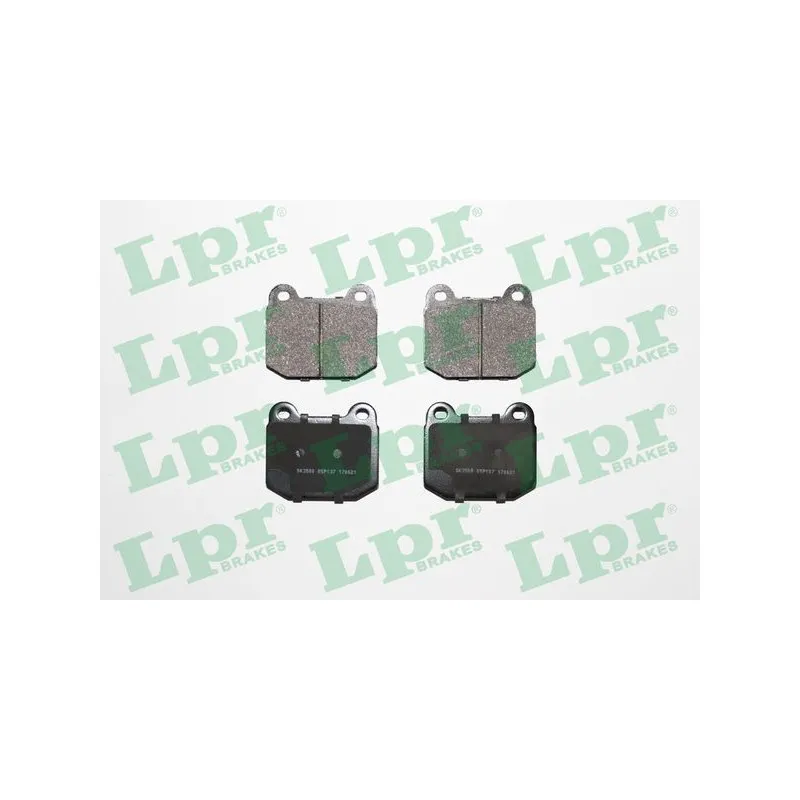 Jeu de 4 plaquettes de frein avant LPR 05P137