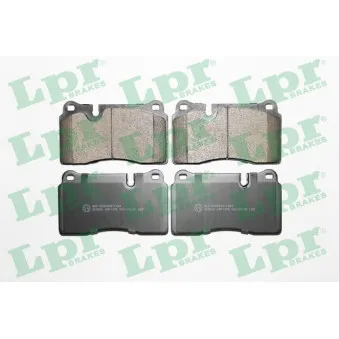 Jeu de 4 plaquettes de frein avant LPR 05P1376