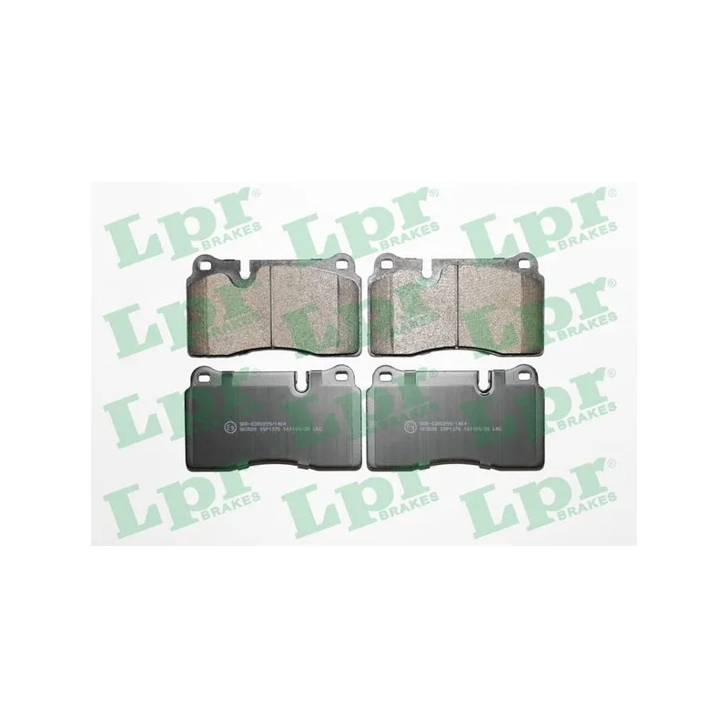 Jeu de 4 plaquettes de frein avant LPR 05P1376
