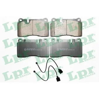 Jeu de 4 plaquettes de frein avant LPR 05P1376B