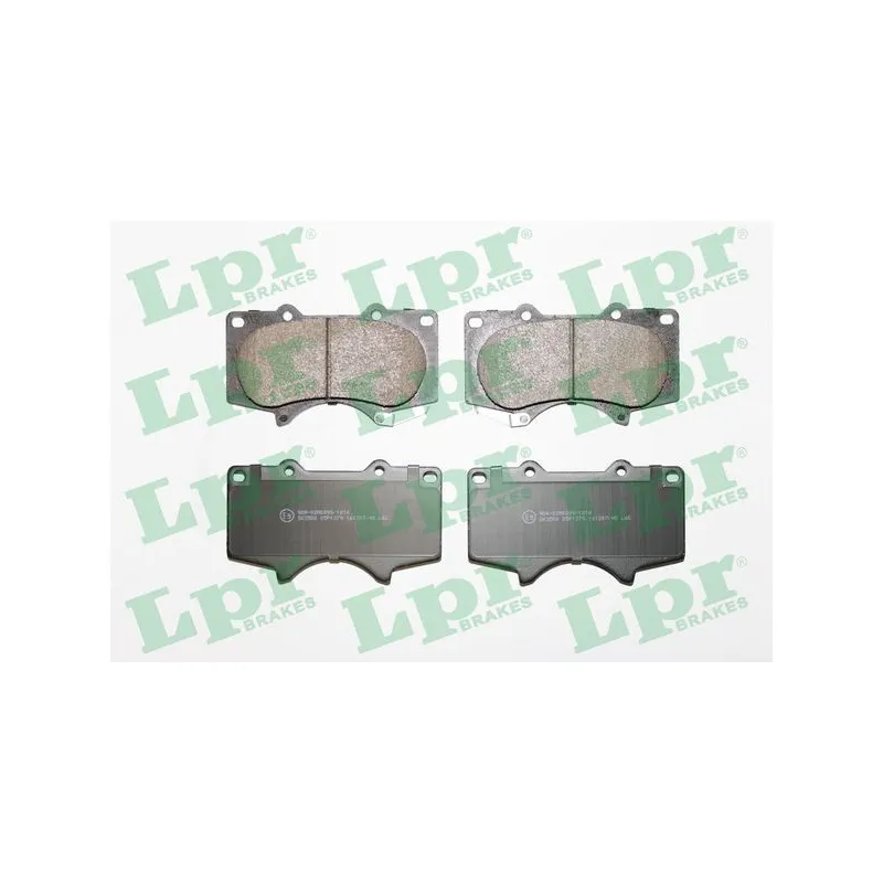 Jeu de 4 plaquettes de frein avant LPR 05P1379