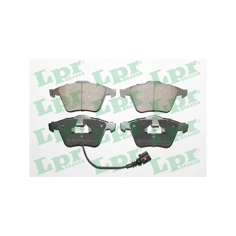 Jeu de 4 plaquettes de frein avant LPR 05P1384