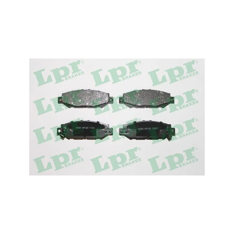Jeu de 4 plaquettes de frein arrière LPR 05P1385