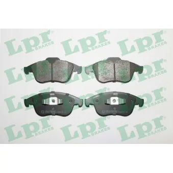 Jeu de 4 plaquettes de frein avant LPR 05P1388