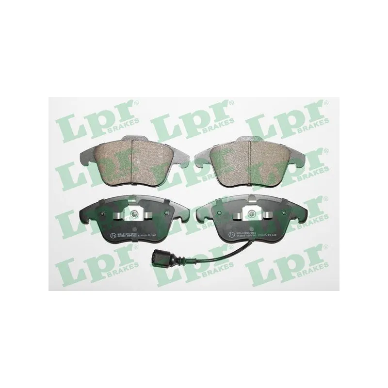 Jeu de 4 plaquettes de frein avant LPR 05P1392