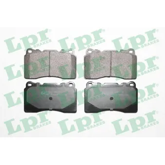 Jeu de 4 plaquettes de frein avant LPR 05P1394