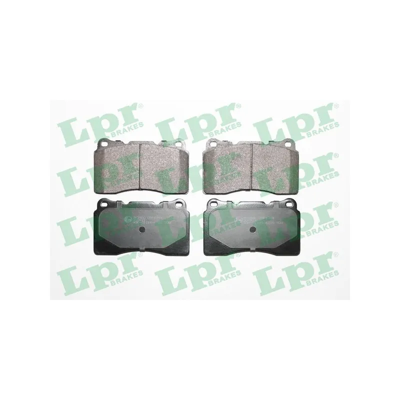 Jeu de 4 plaquettes de frein avant LPR 05P1394