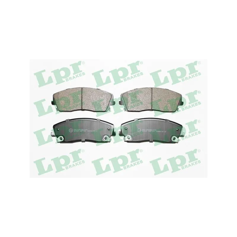 Jeu de 4 plaquettes de frein avant LPR 05P1399